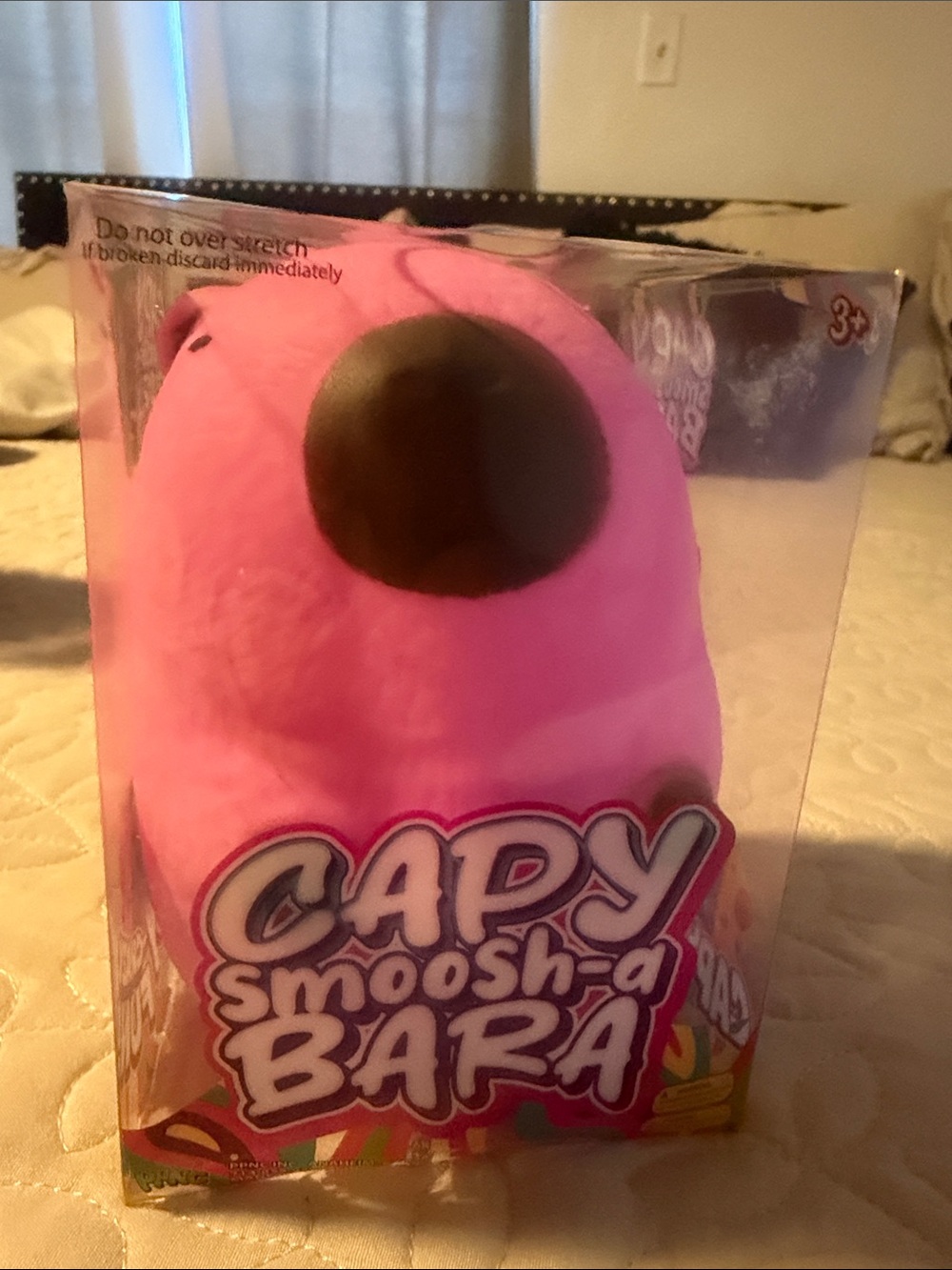 Capy Smoosh-a-Bara Pink Squishy Viral